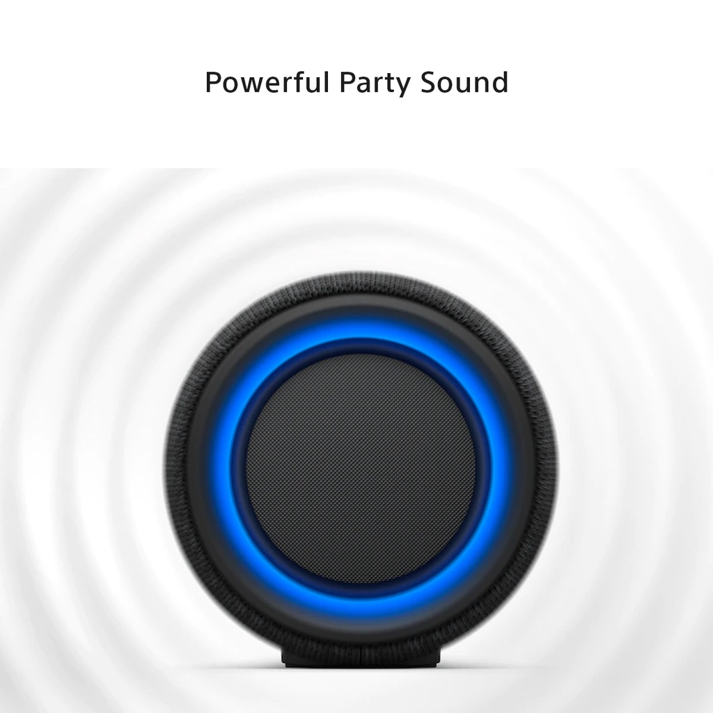 Speaker Sony SRS-XG300 X-Series Speaker Bluetooth Mega Bass Battery Up to 25h For Android &amp; IOS - Black Portable Wireless Speaker