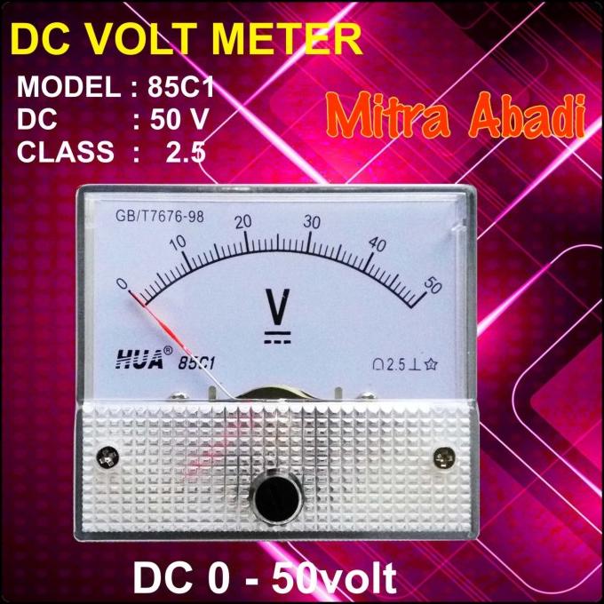 Voltmeter ANALOG DC 50V