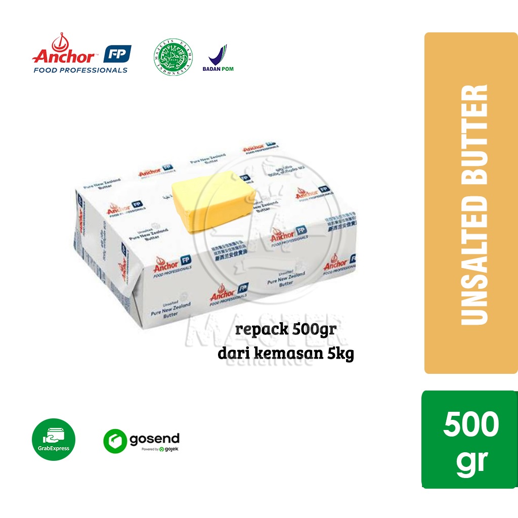 

Anchor Unsalted Butter / Mentega Tawar 500gr [KHUSUS INSTANT]