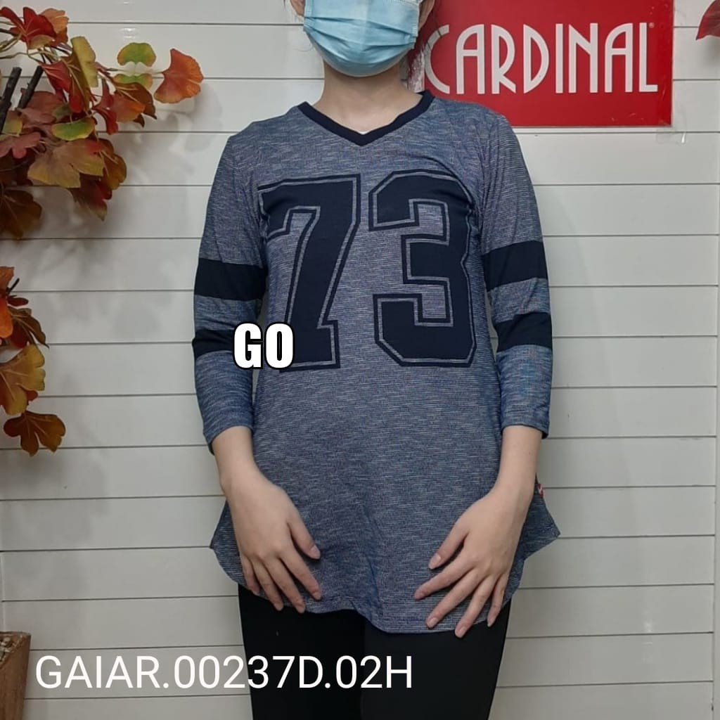 gos  KP CARDINAL GIRL Kaos Cewek Baju Atasan Perempuan Pakaian Wanita Lengan Panjang