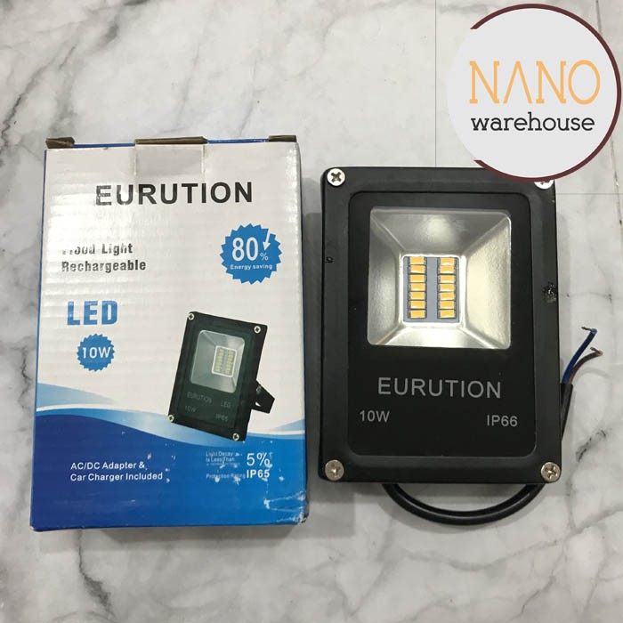 Lampu Sorot LED 10 Watt 10w Flood Light Led EURUTION 220V Outdoor / LED Sorot 10 Watt Eurution