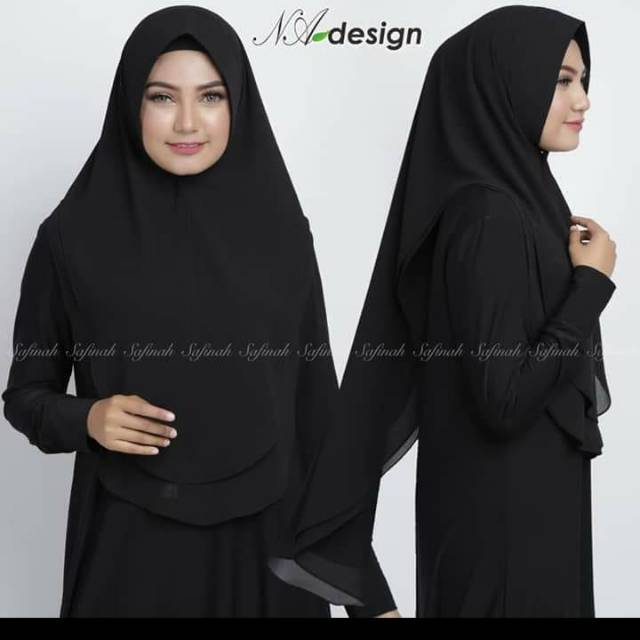 khimar 2 layer