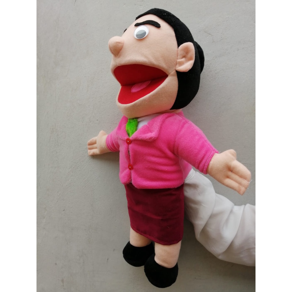 Boneka Tangan Muppet  Scary Teacher | Boneka Dongeng Mainan Edukasi Mulut Gerak