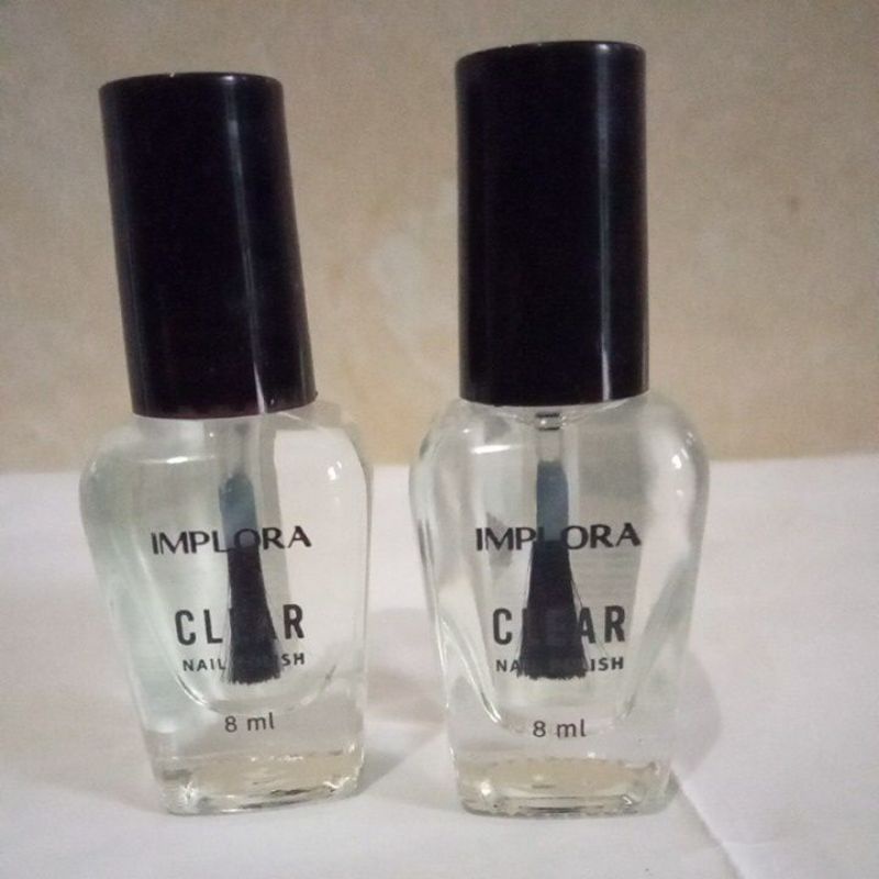 Implora Clear Nail Polish 8ml