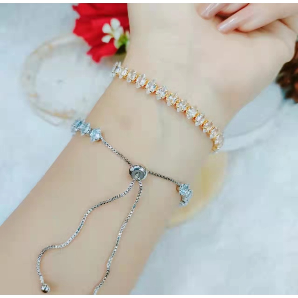 Gelang Serut Xuping Mata Full Perhiasan Fashion L7