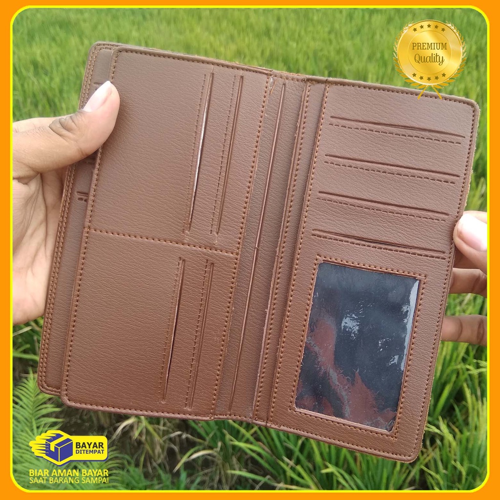 JUNI MANTUL SALE! Dompet lipat Pria panjang Bahan premium