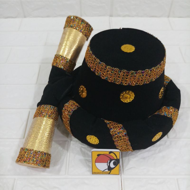 TOPI ADAT BATAK BULANG ADAT MANDAILING DEWASA