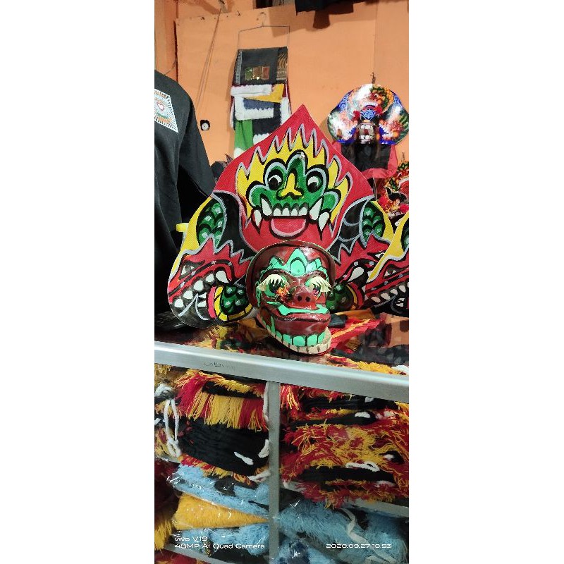 barongan spon anak kemul panjang murah / barongan / reog / pecut bopo / pecut / devil / ganongan / bujang ganong