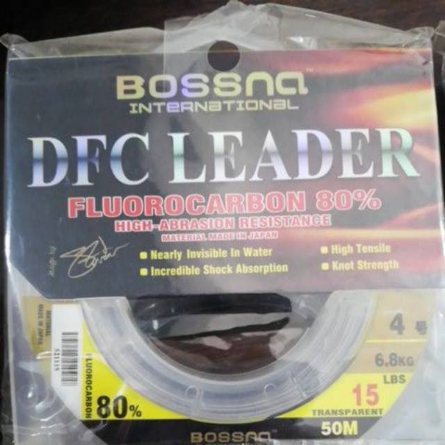 Benang DFC Leader bossna fluorocarbon 80%