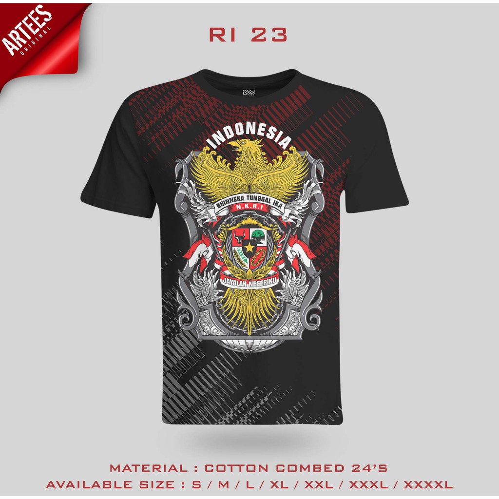 KAOS PRIA INDONESIA UNIK RI-23 ARTEES 2021