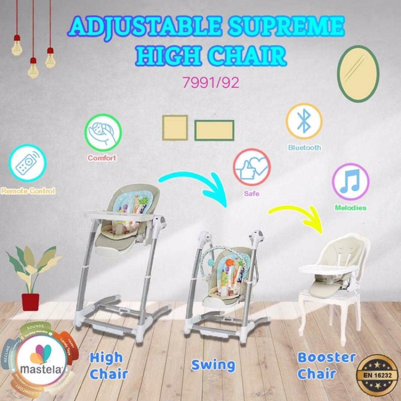 Mastela - Adjustable Supreme High Chair 7991/92