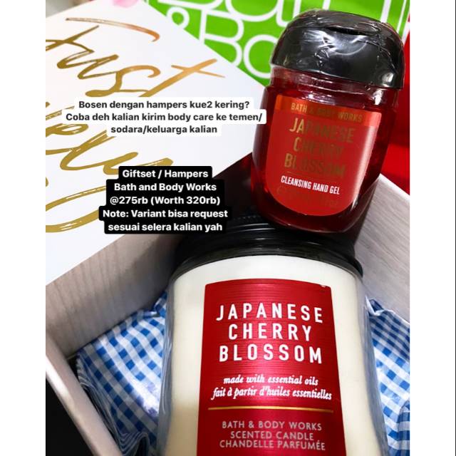 Giftset Hampers Bath And Body Works 275 350 Shopee Indonesia