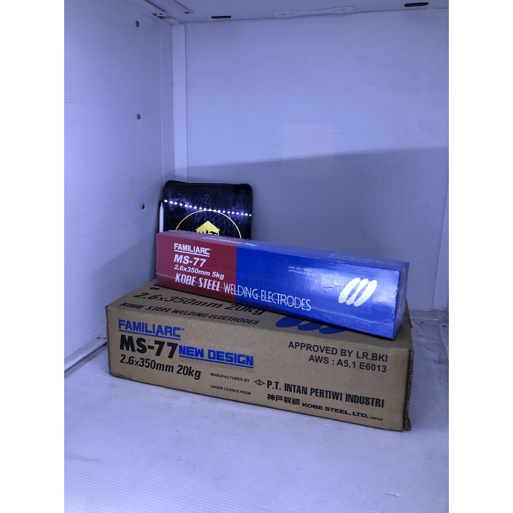 KAWAT LAS BESI KOBE MS-77 2.6MM 3.2MM 5KG