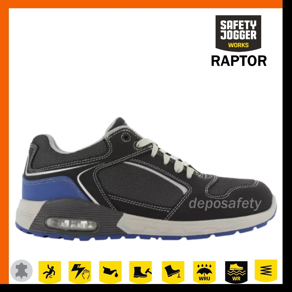 Sepatu Safety Jogger  Raptor Original 38 - Safety Shoes Jogger RAPTOR S1P