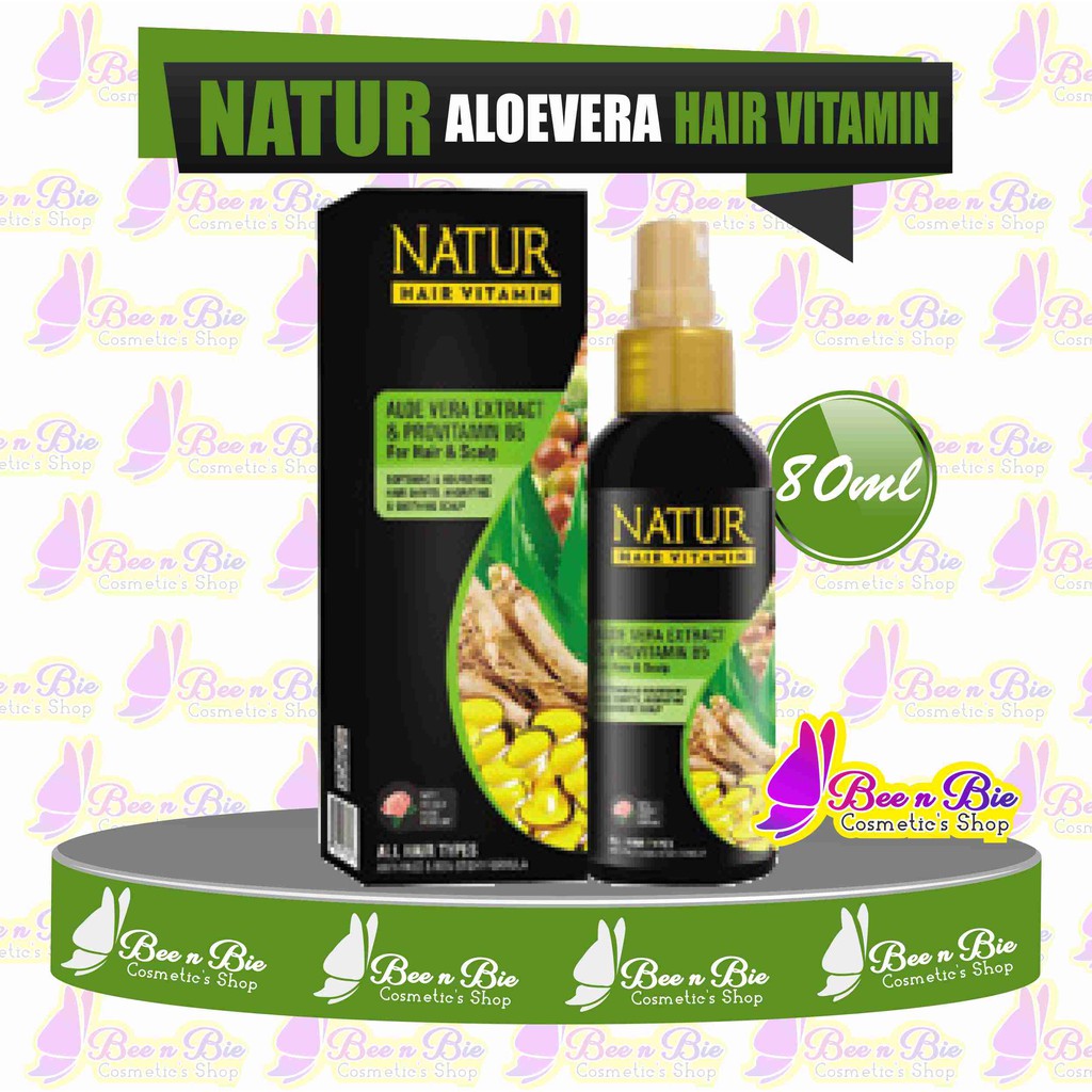 bnb NATUR HAIR VITAMIN RAMBUT spray aloe vera & Vit B5 80ml NATUR
