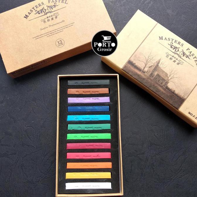 

Ready Oke] Maries Master Soft Pastel Color Crayon Hair Coloring Set 12 Warna
