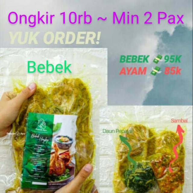 

Bebek ungkep dan ayam kampung ungkep Frozen