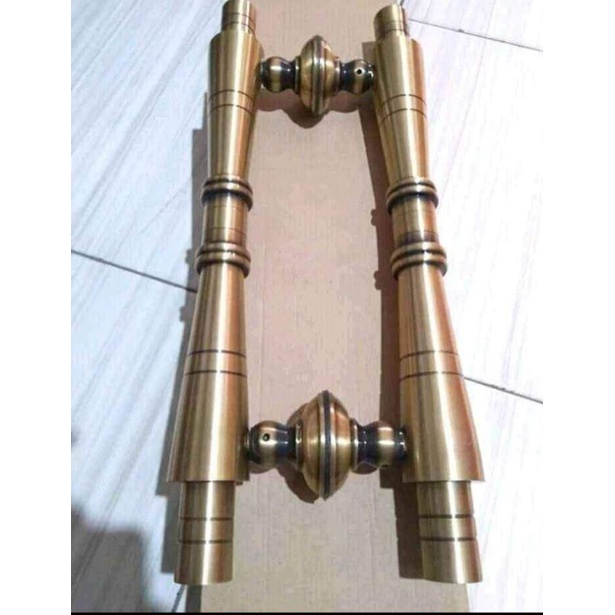 Handle Pintu Kuningan 40cm/ Pegangan Pintu Kuningan/ Tarikan Pintu klasik/ Handle Pintu gebyok