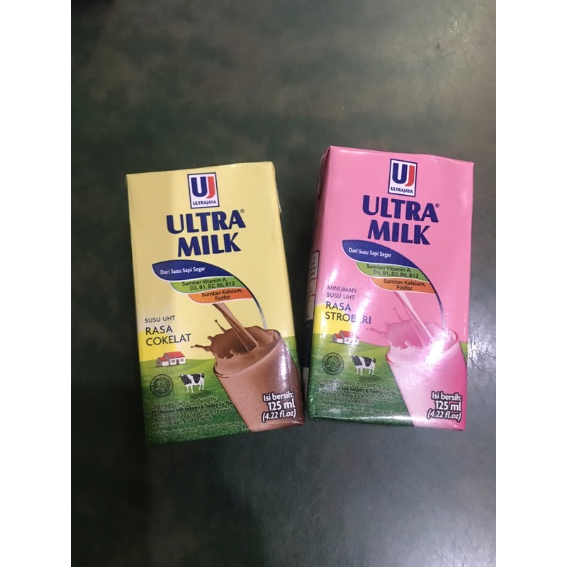 ULTRA MILK 125 ml Susu UHT