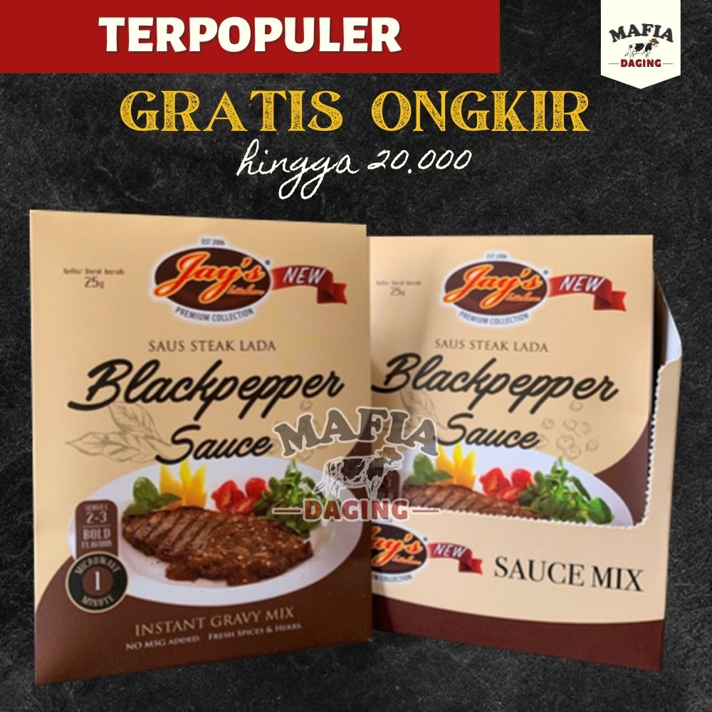 Jual Marinade Mix Jay's Grill Master Blackpepper Sauce - Harga Spesial ...