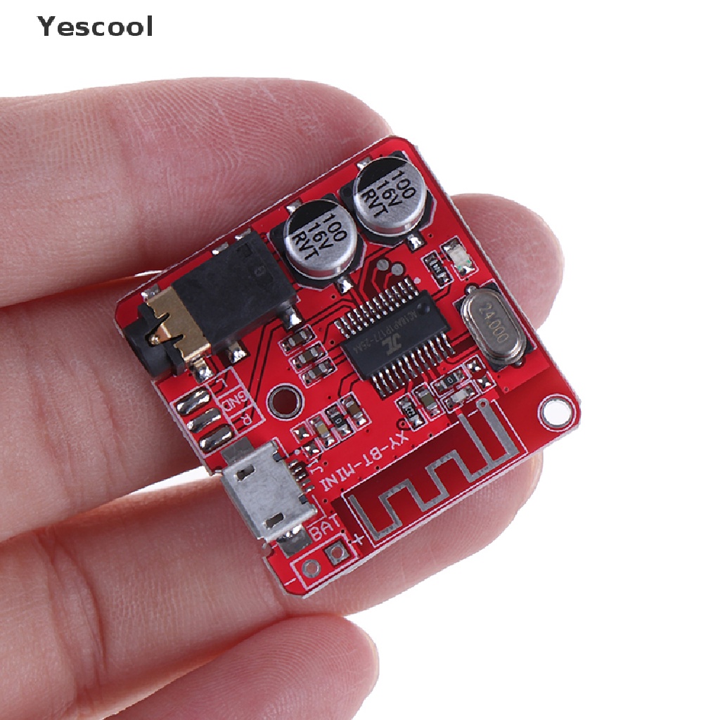 Yescool Modul decoder mp3 Player wireless bluetooth 3.7-5v Support Kartu tf