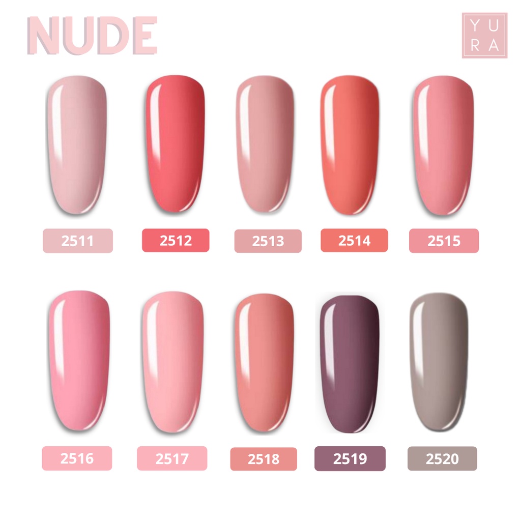 Rosalind Kutek Gel Polish UV LED Nude Basic Color Series