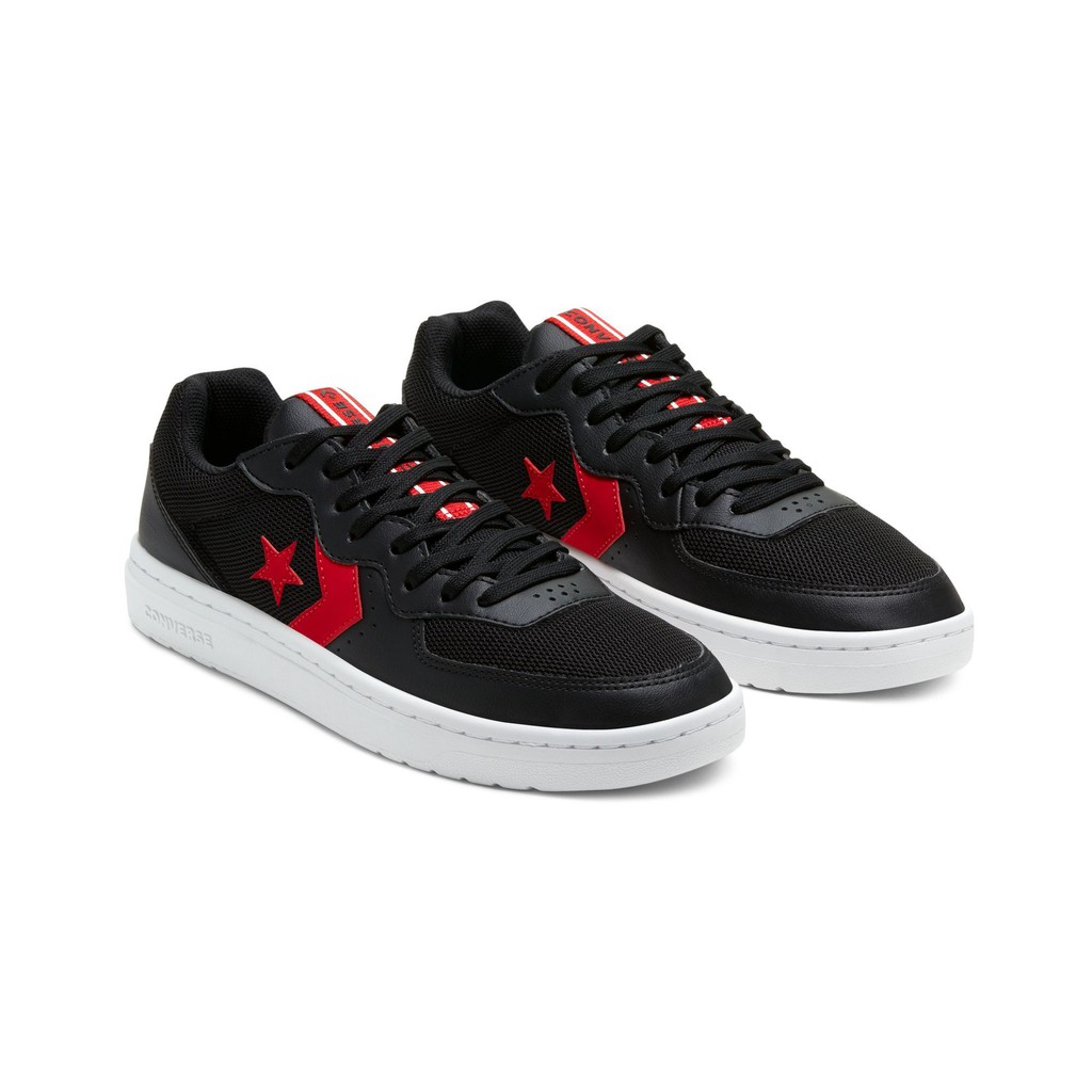 Sepatu Converse Rival Synthetic Leather Ox Black Murah