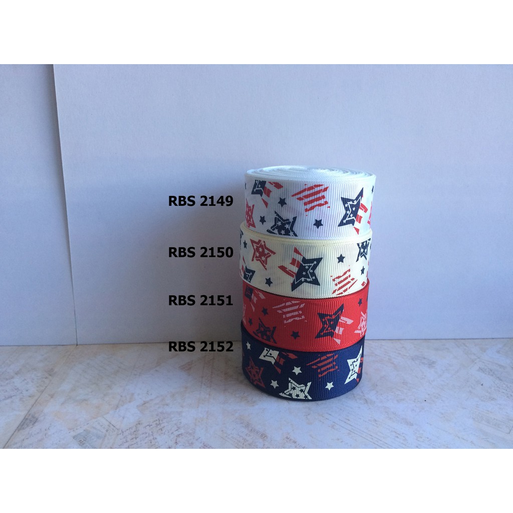 

[10 YARD] PITA GROSGRAIN MOTIF STAR SALE RBS 2149,2150,2151,2152