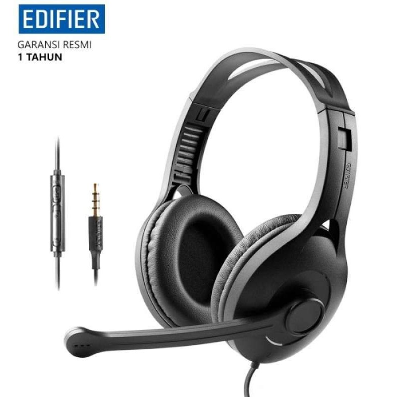 EDIFIER K800 Communicator &amp; Gaming Headphone - Hitam