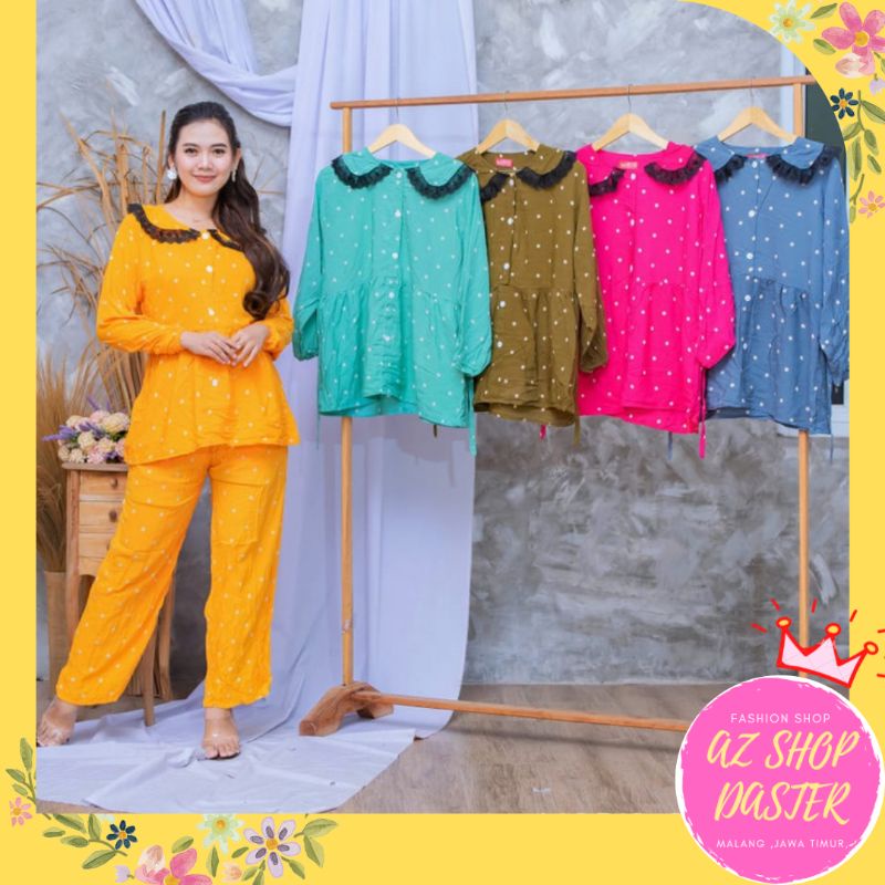 SETELAN ARAB LENGAN PANJANG LD 110 BAHAN RAYON SUPER BISA PILIH MOTIF