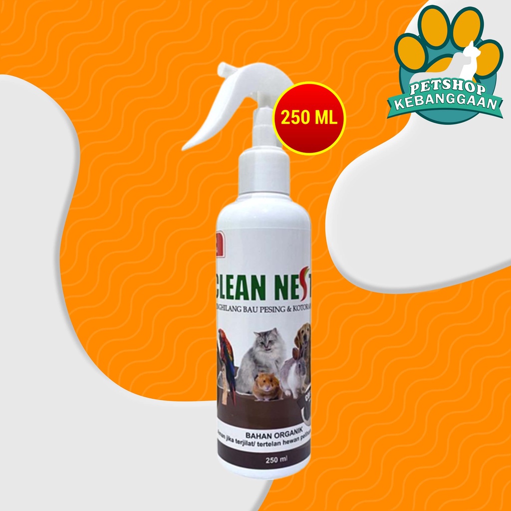 Pengilang Bau Organik Aman Clean Nest Spray 250ml