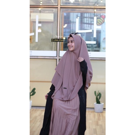 khimar segitiga instan || jilbab bolak balik || jilbab dua layer