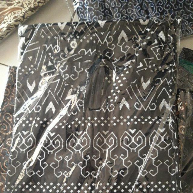 Batik Kalongan | Tunik Batik S M L Xl Xxl Motif Abri Lancip