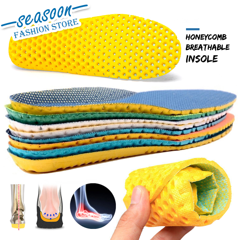 Insole Cushion Bantalan Sepatu Bahan Elastis Nyaman Tidak Panas untuk Pria dan Wanita