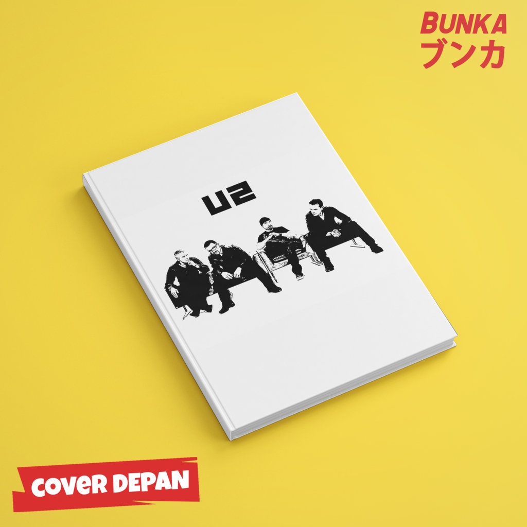 

Notebook 80's Band U2 B Hardcover A5 Buku Tulis Catatan Notes Agenda Planner Jurnal