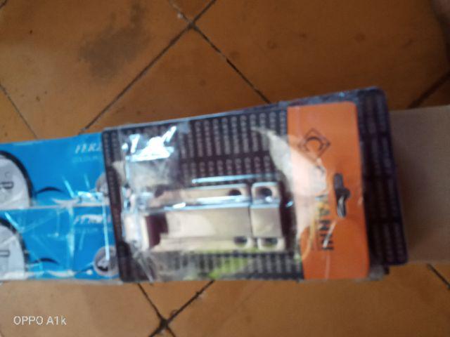 Handle Gagang Tarikan Pintu Rumah ( Persegi Putih Stainless )