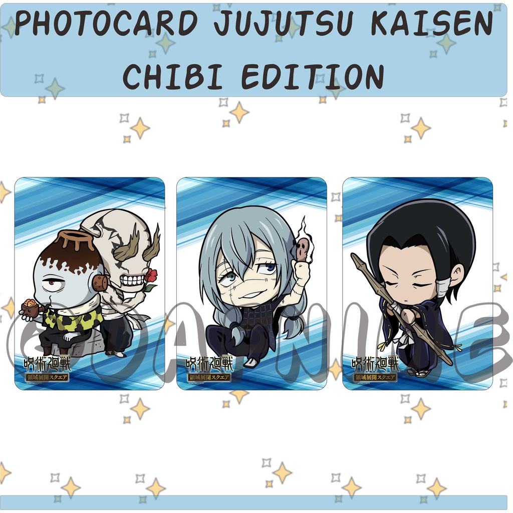 PHOTOCARD ANIME JUJUTSU KAISEN CHIBI EDITION