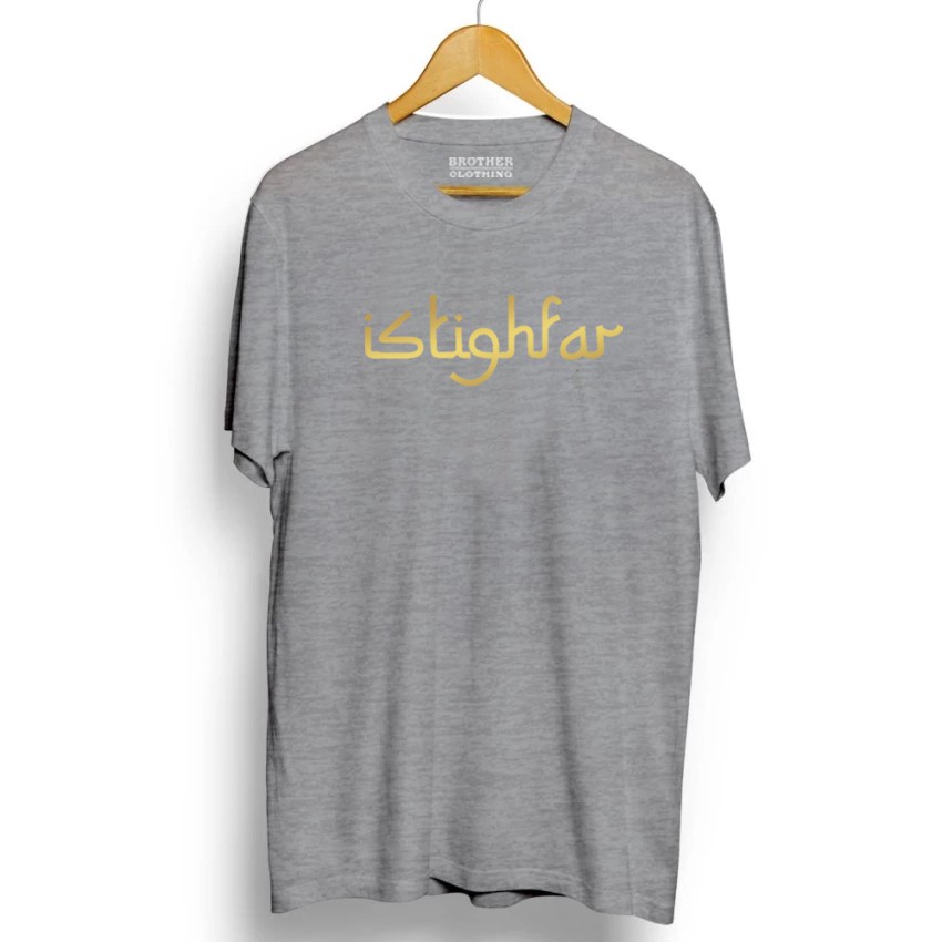 Kaos Distro Istighfar Gold - Abu Misty