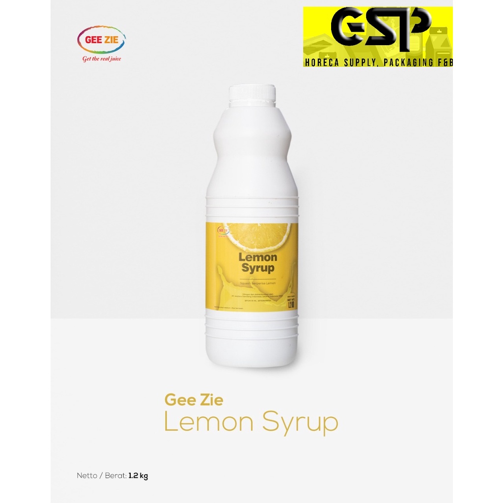 

GEE ZIE Lemon syrup concentrate / Syrup Lemon / Sirup Lemon Impor Taiwan | minuman viral