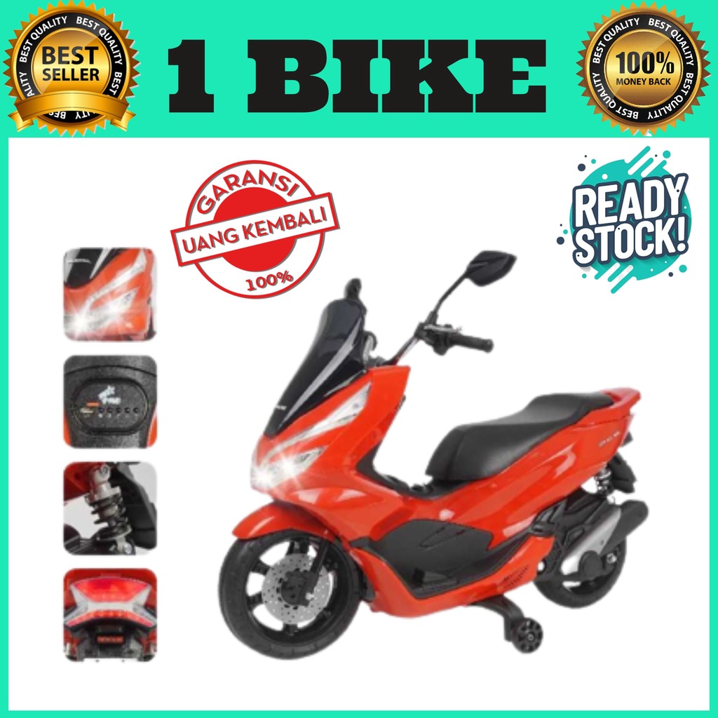 Motor Aki Anak HONDA PCX PMB 988 M988 Mainan Anak Motor , motoran anak murah