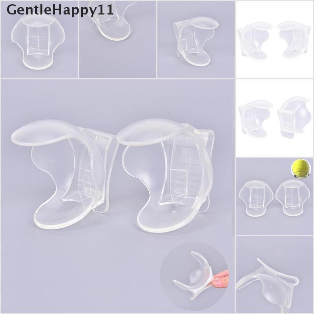 Gentlehappy 1PC Klip &amp; Holder Bola Tenis Profesional Aksesoris Bola Tenis Transparan