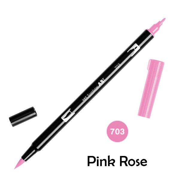

ABT Tombow Dual Brush Pen - 703 Pink Rose