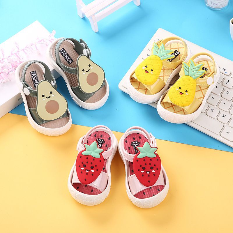 Medan Termurah KD017 Size 16-27 Sendal anak lucu import sandal fruits cantik gemesin