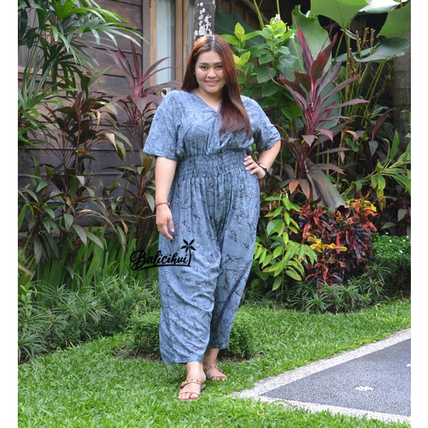 Balicihui Jumpsuit Panjang Jumbo Jumpsuit Victoria Jumpsuit Plus Size Big Size Jumpsuit Panjang