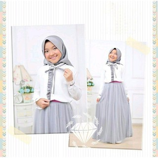 Setelan Baju  Muslim Anak  Tuwice Kiddie Usia  8  9 10 11 12 