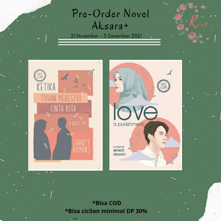 Novel Love Is Punishment & Ketika Tuhan Merestui Cinta Kita