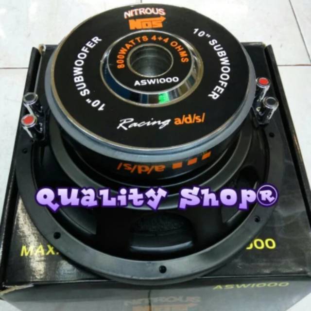 Speaker Subwoofer ADS Nos 10 inch double coil