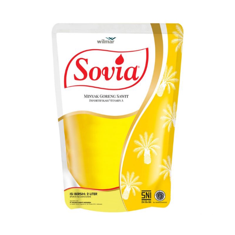 

Sovia Minyak Goreng Sawit 2 Liter