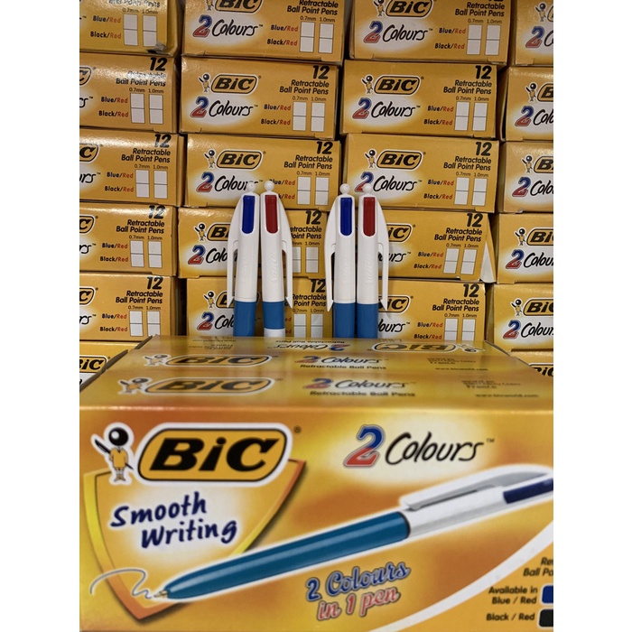 

PROMO pulpen bic 2w 2 warna 2 colours