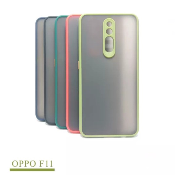 CASE MATTE OPPO F11 TRANSPARAN FUZE MACARON MY CHOICE - FA